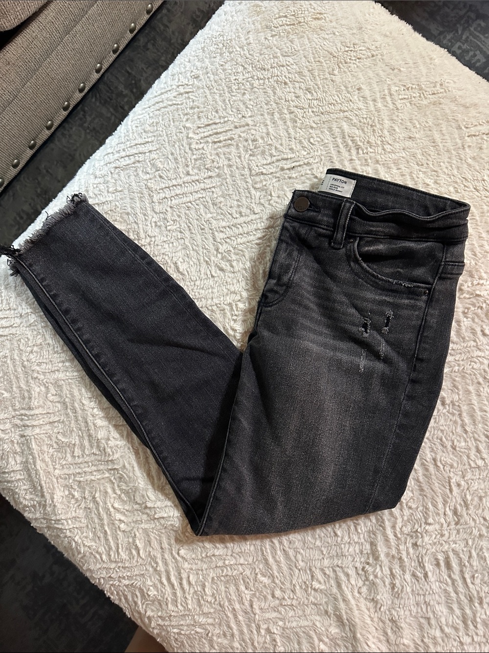 BKE PaytonWomen's Black Washed mid rise ankle Skinny Jeans size 26